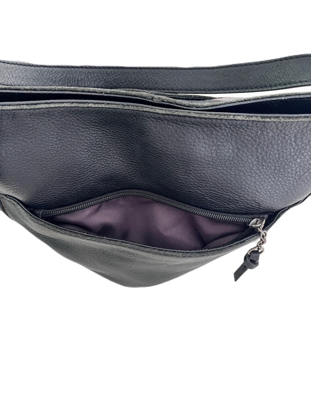 The Sak Black Leather ‘Lucia’ Hobo Shoulder Bag - Picture 6 of 11